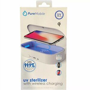 PureMobile UV Phone Sanitizer with USB Charger - NEW